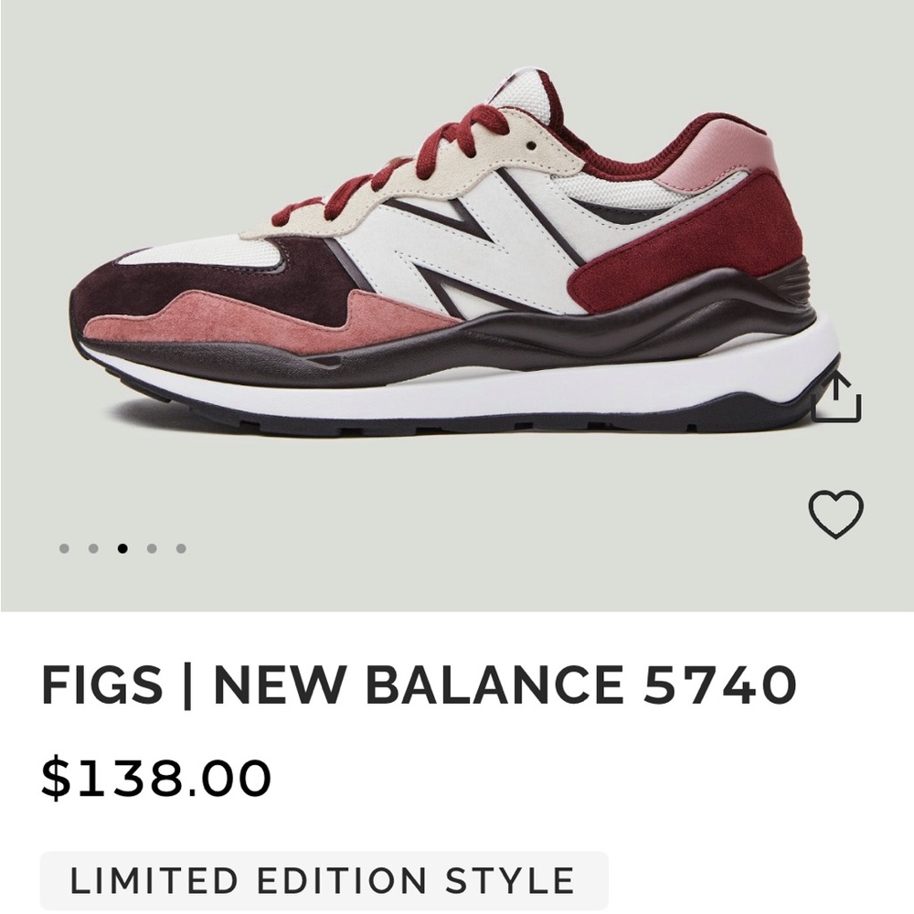 Figs New balance 5730 brown/ mauve